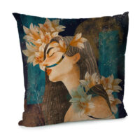 Наволочка оксамитова для подушки Floral woman 45x45 см (45BN_21M011)