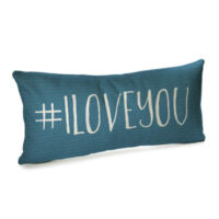 Подушка декоративна оксамитова I love you 50x24 см (52BP_17L003)