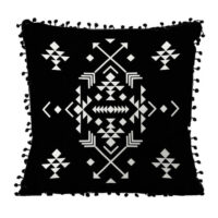 podushka-iz-mishkovini-z-pomponami-ornament-s-strelami-45x45-sm