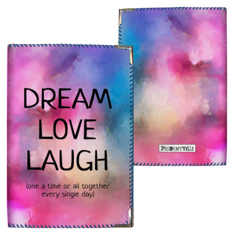 Обкладинка на паспорт Dream love laugh (PD_15L046_SI)