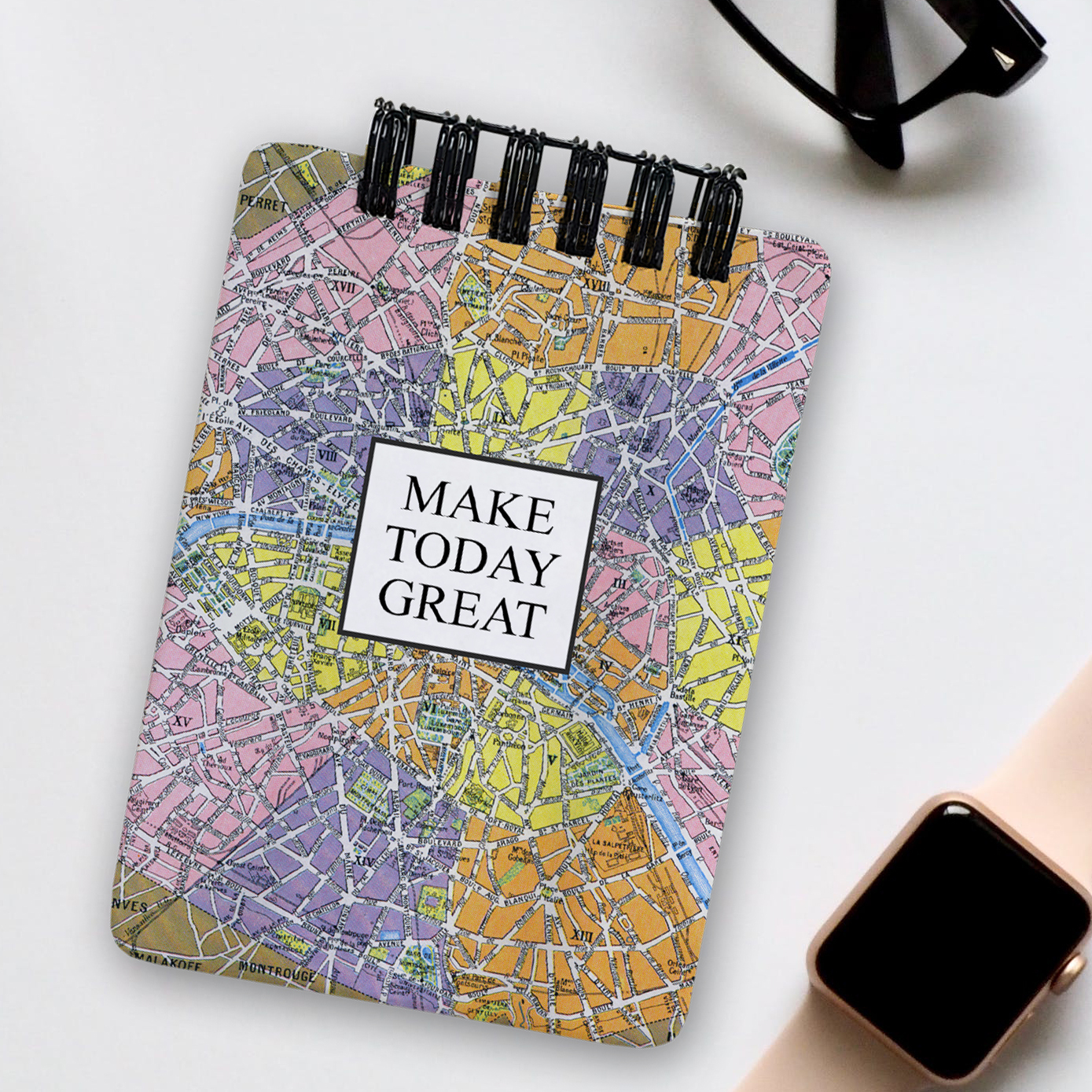 Блокнот на пружині A7 Make today great 7х10 см (BL7_20J021)