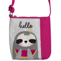 Сумка дитяча Little princess Hello ленивец 16x16 см (PSD_20M017_ROZ)