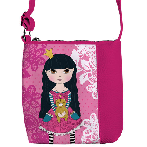 Сумка дитяча Little princess Принцеса 16x16 см (PSD_FLG013_ROZ)