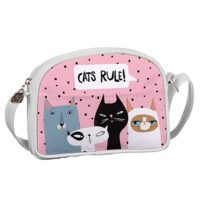 Сумка дитяча Junior girl Коти Cats rule! 20x14 см (SDG_18A003_WH)