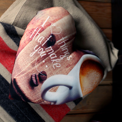 Подушка серце I like things that make you… 37x37 см (4PS_WOL037)