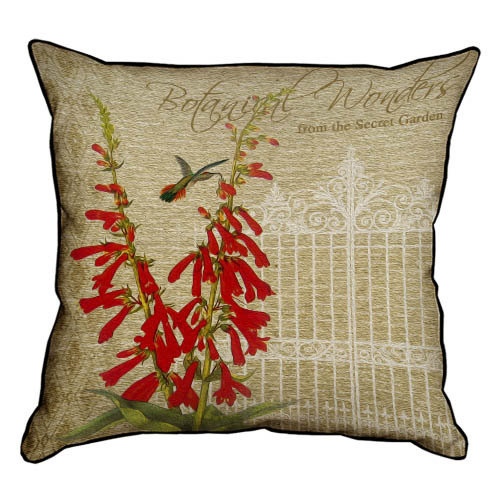 Подушка з мішковини Botanical wonders 45x45 см (45PHB_BOT027_BR)
