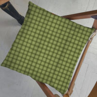 Подушка на стілець Зелена клітка 40x40x4 см (PZ_23NG025)