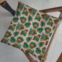 Подушка на стілець Косівський візерунок 40x40x4 см (PZ_TR006)