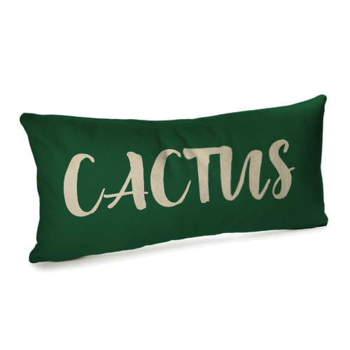 Подушка декоративна оксамитова Cactus 50x24 см (52BP_TFL012)