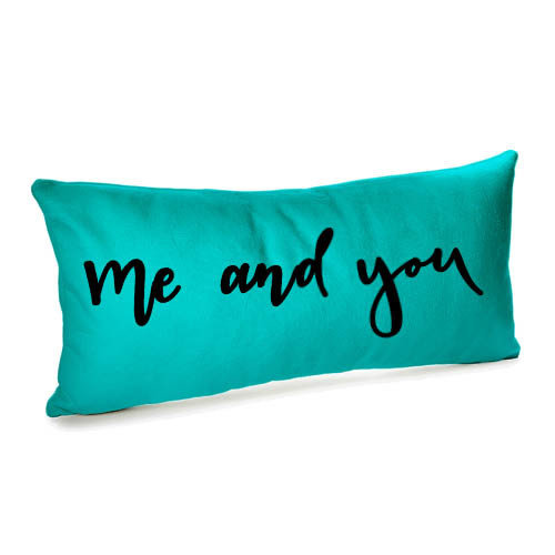 Подушка декоративна оксамитова Me and you 50x24 см (52BP_18L004)