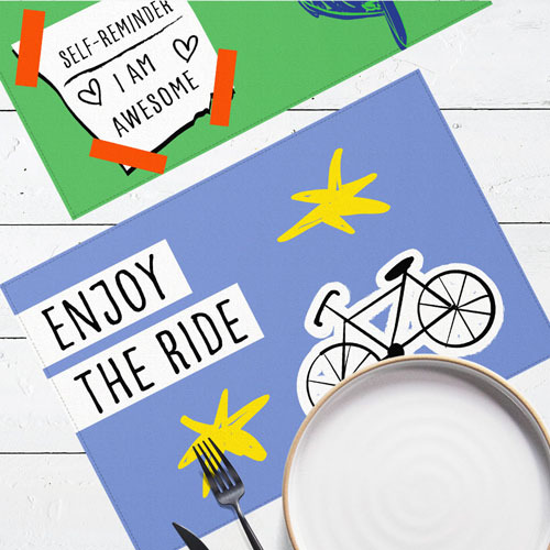 Серветка під тарілку Enjoy the ride 2 шт 40х27 см (SRVS_R_24A007)