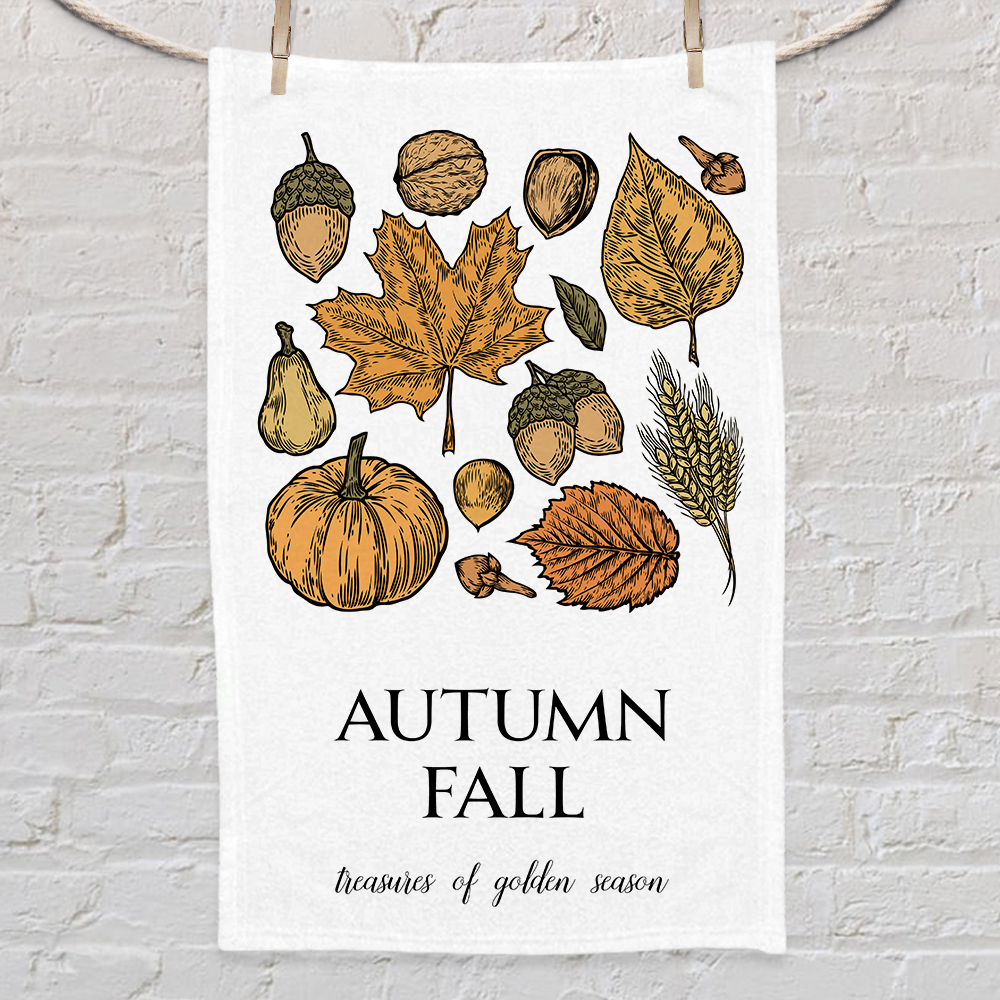 Рушник з принтом Autumn fall 50х80 см (PLM_24S001)