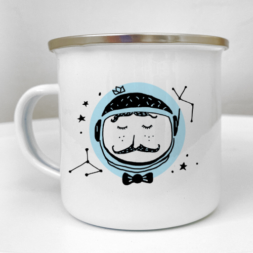 Чашка металева Camper Official explorer of space and time 250 мл (KRM_23S019)