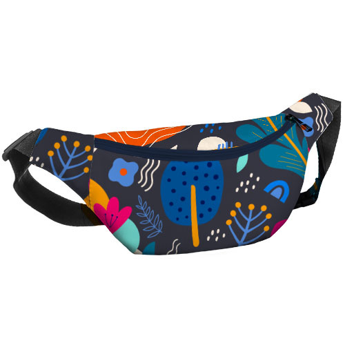 Сумка бананка BUMBAG Дерева та квіти 27х16 см (BB_22S018_TSI)