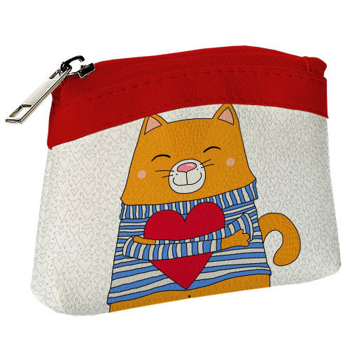 Гаманець дитячий KID Люблячий кіт 12х9,5 см (EDKSH_16S040_KR)