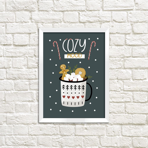Постер у рамці Cozy mood 30×42 см, A3 (WMT3_20NG003)