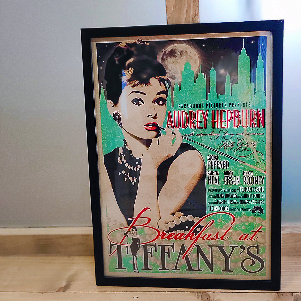 Постер у рамці Breakfast at Tiffany`s 15х21см, A5 (MT5_21L007_BL)