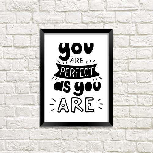 Постер у рамці You are perfect 15х21см, A5 (MT5_18M004)