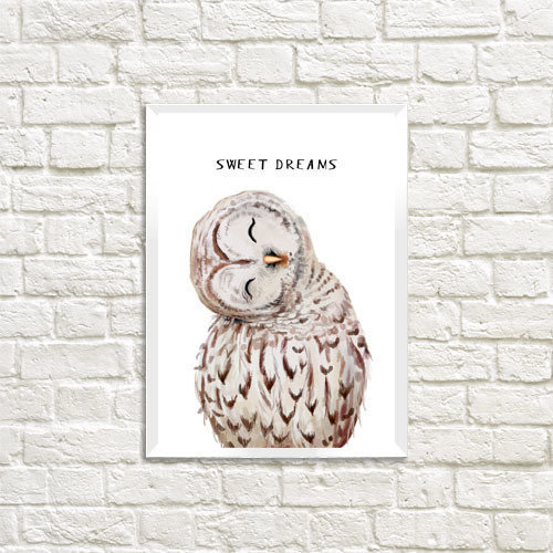 Постер у рамці Sweet dreams 21х30см, A4 (WMT4_19NG016_WH)