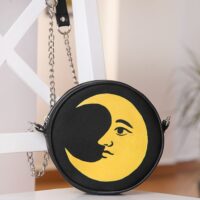 Сумка кругла Tablet Місяць 18x7 см (RS_25L002_BL)