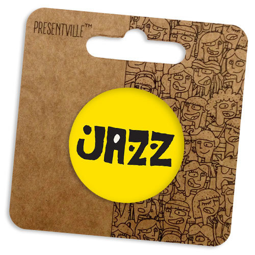 Значок круглий Jazz 38 мм (Z2_17J088)